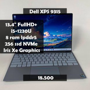 Ноутбук Dell XPS 9315 13.4" FullHD+ i5-1230U\8 RAM\256 SSD а-3081 фото