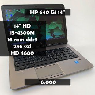 Ноутбук HP ProBook 640 G1 14" HD i5-4300M/16GB RAM/256GB SSD а-742 фото