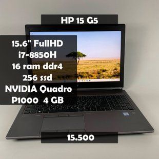Ноутбук HP zBook 15 G5 15,6" FullHD i7-8850H/16 RAM/256 SSD/Nvidia P1000 4 GB а-2747 фото