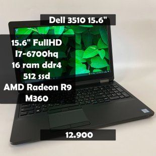 Dell Precision 3510 FHD i7-6700HQ/R9-m360/16GB/512SSD В-27 фото