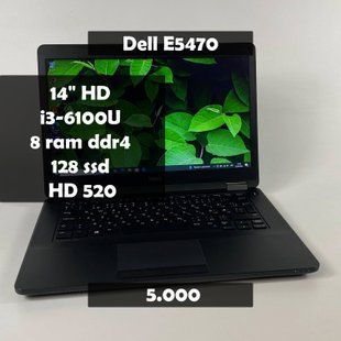 Ноутбук Dell Latitude E5470 14" HD i3-6100U/8 GB RAM/128 GB SSD а-1609 фото