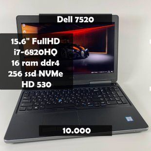 Ноутбук Dell Precision 7520 15.6" FullHD i7-6820HQ\16 RAM\256 SSD а-1974 фото
