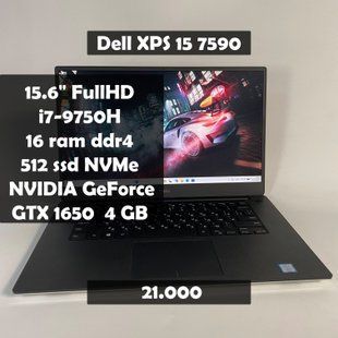 Ноутбук Dell XPS 15 7590 15,6" FullHD i7-9750H\16 RAM\512 SSD\Nvidia GTX 1650 4 GB а-3023 фото