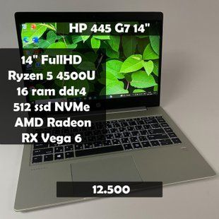 Ноутбук HP Probook 445 G7 14" FullHD Ryzen 5 4500U/16GB RAM/512GB SSD а-1003 фото