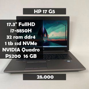 Ноутбук HP zBook 17 G5 17.3" FullHD i7-8850H/32 RAM/1 TB SSD/Nvidia P5200 16 GB а-2934 фото