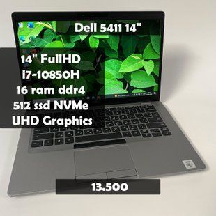 Ноутбук Dell Latitude 5411 FullHD 14" i7-10850H\16GB RAM\512GB SSD а-797 фото