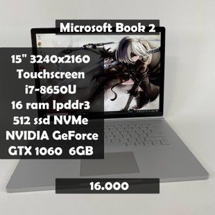 Ноутбук Microsoft Surface Book 2 Touch i7-8650U/GTX 1060 6GB/16 RAM/512 SSD а-1797 фото