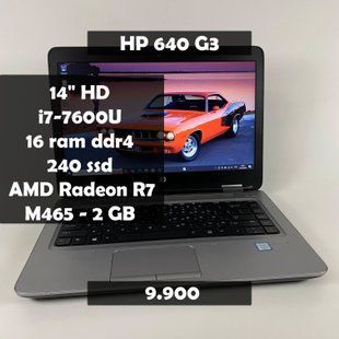 Ноутбук HP ProBook 640 G3 14" HD i7-7600U/16 RAM/240 SSD/AMD R7 M465 2 GB а-3044 фото