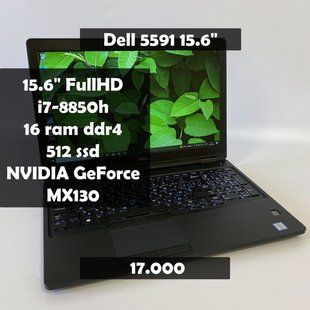 Dell Latitude 5591 i7-8850H\Nvidia mx130\16GB\512SSD Ч-40 фото