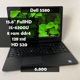 Ноутбук Dell Latitude 5580 15.6" FullHD i5-6300U/8 GB RAM/128 GB SSD а-1496 фото