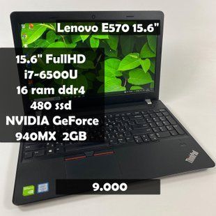 Ноутбук Lenovo ThinkPad E570 FullHD i7-6500U/940MX 2GB/16RAM/480SSD а-1348 фото