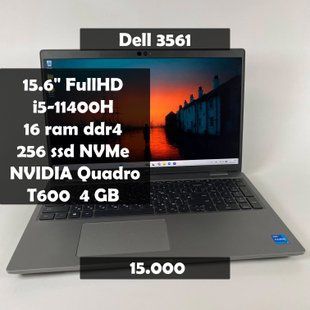 Ноутбук Dell Precision 3561 15.6" FullHD i5-11400H\16 RAM\256 SSD\Nvidia T600 4 GB а-2571 фото