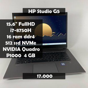 Ноутбук HP ZBook Studio G5 15,6" FullHD i7-8750H/16 RAM/512 SSD/Nvidia P1000 4GB а-2428 фото