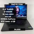Ноутбук Dell G7 7790 17.3" FullHD i7-9750H/16 RAM/512 SSD/NVIDIA RTX 2060 6 GB  а-3186 фото