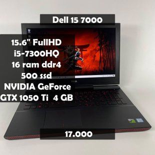 Ноутбук Dell Inspiron 15 7000 15.6" FullHD i5-7300HQ/16 RAM/500 SSD/GTX 1050 Ti 4 GB а-2585 фото