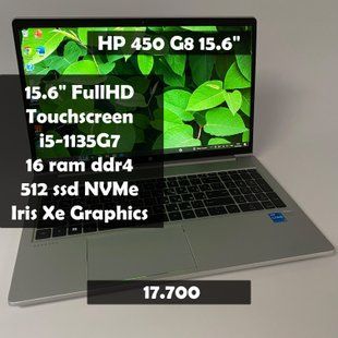 Ноутбук HP Probook 450 G8 15.6" Touch FullHD i5-1135G7/16GB RAM/512SSD а-795 фото