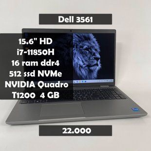Ноутбук Dell Precision 3561 15.6" HD i7-11850H\16 RAM\512 SSD\Nvidia T1200 4 GB а-2966 фото