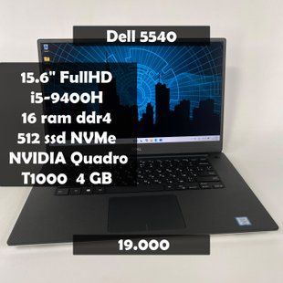 Ноутбук Dell Precision 5540 15.6" FullHD i5-9400H/16 RAM/512 SSD/Nvidia T1000 4 GB а-2752 фото