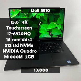 Ноутбук Dell Precision 5510 4K i7-6820HQ/Quadro M1000M/16 RAM/512 SSD а-1425 фото