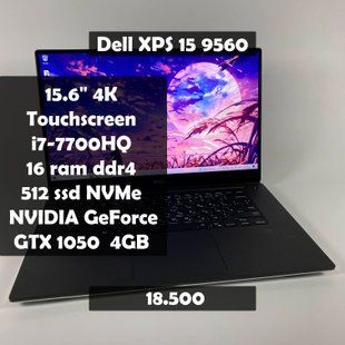 Ноутбук Dell XPS 15 9560 15.6" 4K Touch i7-7700HQ\16RAM\512SSD\Nvidia GTX1050 4GB а-2029 фото