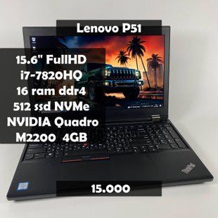 Ноутбук Lenovo ThinkPad P51 FullHD i7-7820HQ\16 RAM\512 SSD\Nvidia Quadro M2200 4GB а-2078 фото