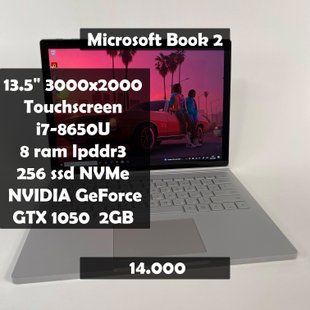 Ноутбук Microsoft Surface Book 2 Touch i7-8650U/GTX 1050 2GB/8 RAM/256 SSD а-1789 фото