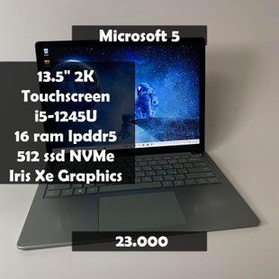 Ноутбук Microsoft Surface Laptop 5 13.5" 2K Touch i5-1245U/16 GB RAM/512 GB SSD а-3235 фото