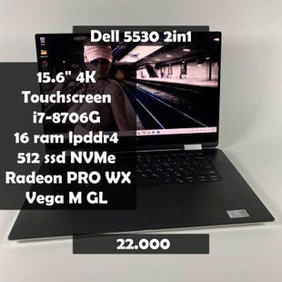 Ноутбук Dell Precision 5530 2in1 15.6" 4K Touch i7-8706G/16 RAM/512 SSD/Vega M GL 4GB а-2205 фото
