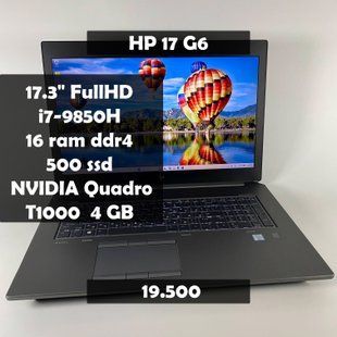 Ноутбук HP Zbook 17 G6 17.3" FullHD i7-9850H/16 RAM/500 SSD/Nvidia T1000 4 GB q-176 фото