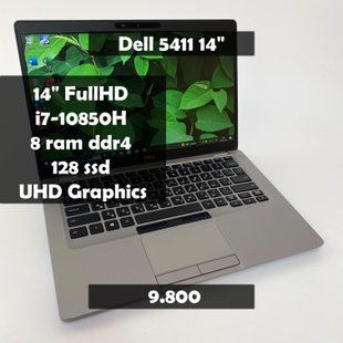 Ноутбук Dell Latitude 5411 FullHD 14" i7-10850H\8GB RAM\128GB SSD а-700 фото