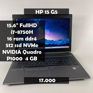 Ноутбук HP zBook 15 G5 15,6" FullHD i7-8750H/16 RAM/512 SSD/Nvidia P1000 4 GB а-2503 фото