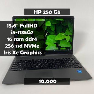 Ноутбук HP 250 G8 15,6" FullHD i5-1135G7/16GB RAM/256GB SSD NVMe а-1728 фото