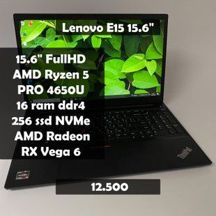 Ноутбук Lenovo ThinkPad E15 FullHD Ryzen 5 PRO 4650U\16 RAM\256 SSD а-882 фото