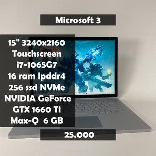 Ноутбук Microsoft Surface Book 3 15" Touch i7-1065G7/16 RAM/256 SSD/GTX 1660Ti Max-Q 6 GB а-3094 фото