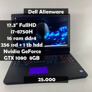 Ноутбук Dell Alienware 17.3" FullHD i7-8750H\16 RAM\256 SSD+1 TB HDD\Nvidia GTX 1080 8GB а-2297 фото