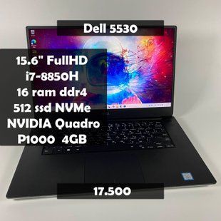 Ноутбук Dell Precision 5530 15.6" FullHD i7-8850H/16 RAM/512 SSD/Nvidia P1000 4GB а-2168 фото