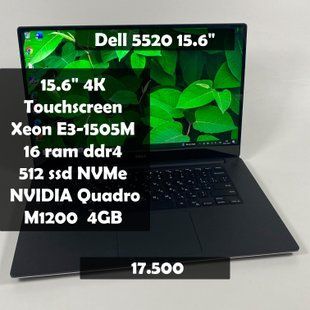 Ноутбук Dell Precision 5520 15.6 4K E3-1505M v6/M1200 4GB/16RAM/512SSD а-1299 фото