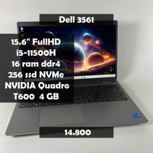 Ноутбук Dell Precision 3561 15.6" FullHD i5-11500H\16 RAM\256 SSD\Nvidia T600 4 GB а-2466 фото