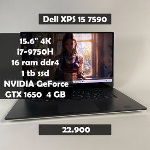 Ноутбук Dell XPS 15 7590 15,6" 4K i7-9750H\16 RAM\1 TB SSD\Nvidia GTX 1650 4 GB а-2802 фото