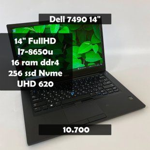 Dell Latitude 7490 14" FullHD IPS i7-8650U/16GB RAM/256GB SSD С-35 фото