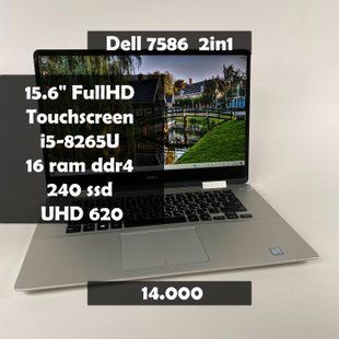 Ноутбук Dell Inspiron 7586 2in1 15.6" FullHD Touch i5-8265U/16 RAM/240 SSD q-271 фото