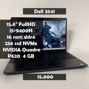 Ноутбук Dell Precision 3541 15.6" FullHD i5-9400H\16 RAM\256 SSD\NVIDIA P620 4 GB а-3210 фото