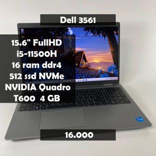 Ноутбук Dell Precision 3561 15.6" FullHD i5-11500H\16 RAM\512 SSD\Nvidia T600 4 GB а-2468 фото