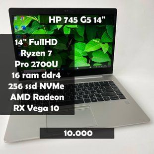 Ноутбук HP EliteBook 745 G5 14" FHD Ryzen 7 Pro 2700U/16GB RAM/256SSD а-682 фото
