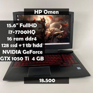 Ноутбук HP Omen 15.6" FullHD i7-7700HQ/16 RAM/128 SSD+1 TB HDD/Nvidia GTX 1050 Ti 4 GB а-3129 фото
