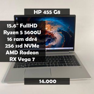 Ноутбук HP Probook 455 G8 15.6" FullHD Ryzen 5 5600U/16 RAM/256 SSD а-2956 фото