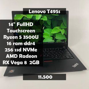 Ноутбук Lenovo ThinkPad T495s 14" FHD Touch Ryzen 5 3500U/16RAM/256SSD q-69 фото
