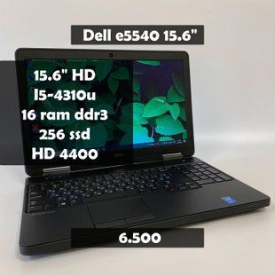 Dell Latitude E5540 15.6" i5-4310U/16GB RAM/256GB SSD В-15 фото