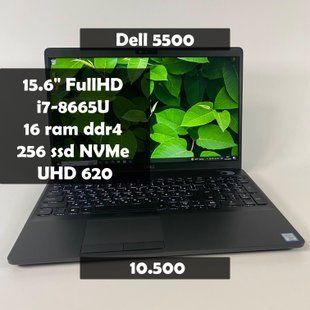Ноутбук Dell Latitude 5500 15.6" FullHD i7-8665U/16 RAM/256 SSD q-76 фото
