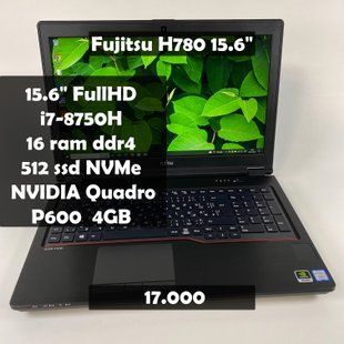 Ноутбук Fujitsu Celsius H780 15.6" FHD i7-8750H/P600 4GB/16RAM/512SSD а-1249 фото